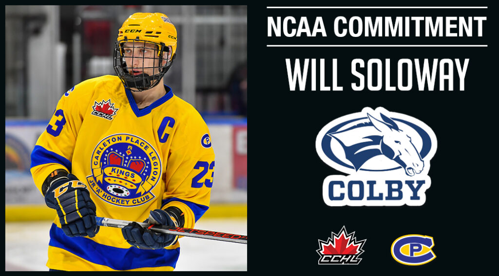 Commitment Alert Carleton Place Canadians’ Will Soloway Commits to